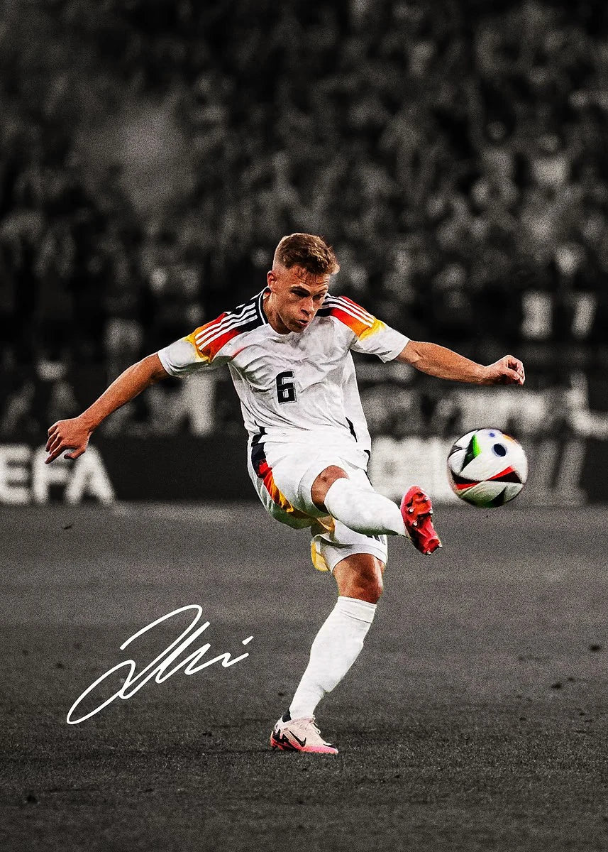 Modern Soccer Sport Player Portrait Posters Print Football Play Picture Canvas Wall Painting Living Room Bedroom Home Decor