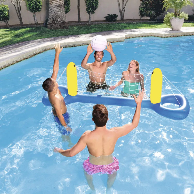 Inflatable Pool Float Pool Toys Party Football Volleyball Basketball Ball Water Mattress Sports Games Adult Children Swim Circle