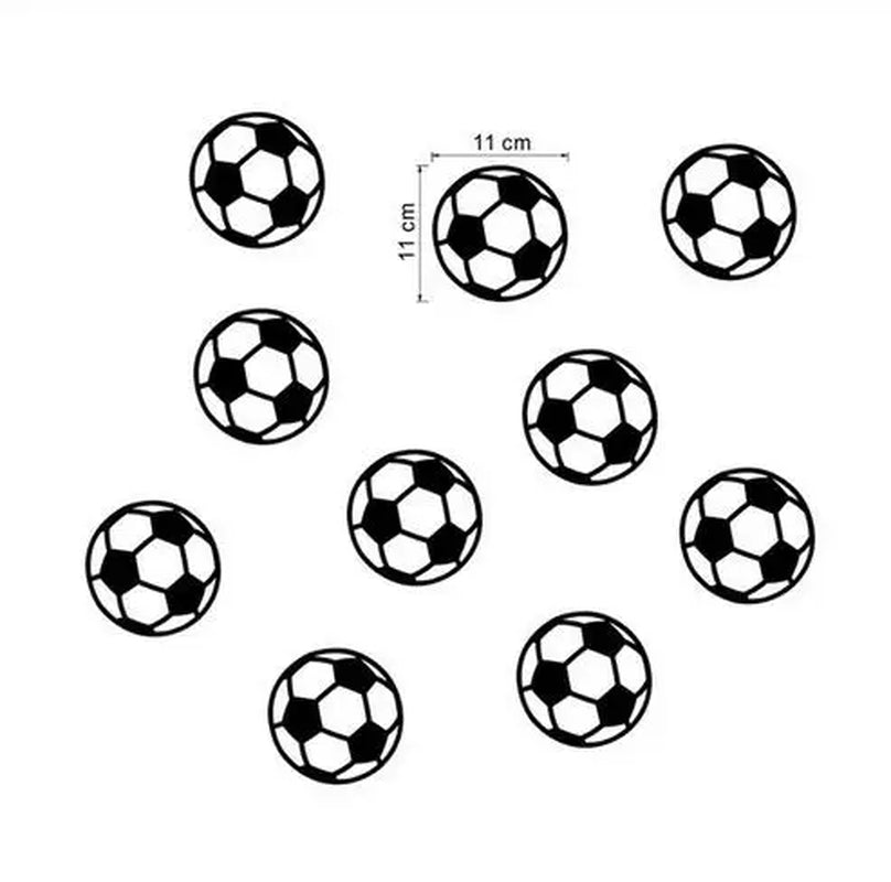3D Window Blue Football Soccer Wall Stickers for Kids Rooms Living Room Bedroom Wall Decals Boys Room Decoration Gift