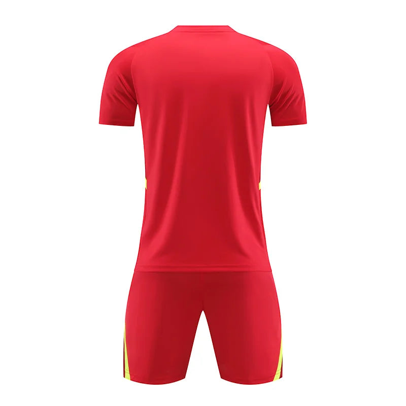 Quick Drying Sports Breathable Football Suit Set T-Shirt Custom Printed Logo Men'S and Women'S Outdoor Training Suit Jerseys
