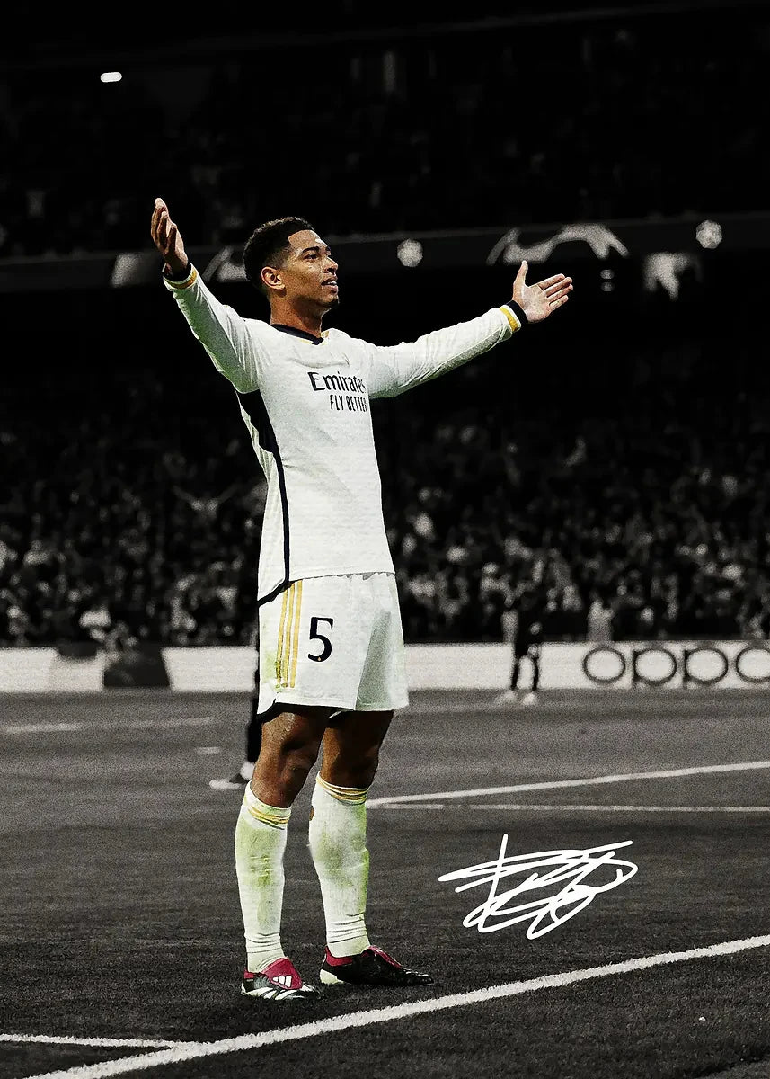 Modern Soccer Sport Player Portrait Posters Print Football Play Picture Canvas Wall Painting Living Room Bedroom Home Decor