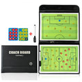Foldable Magnetic Soccer Strategy Coaching Board Erasable Coaches Clipboard with Magnets and Marker Pen Soccer Accessories
