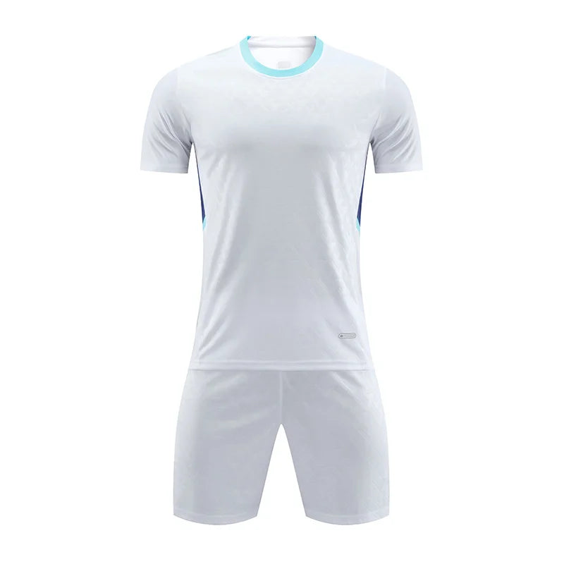 Quick Drying Sports Breathable Football Suit Set T-Shirt Custom Printed Logo Men'S and Women'S Outdoor Training Suit Jerseys