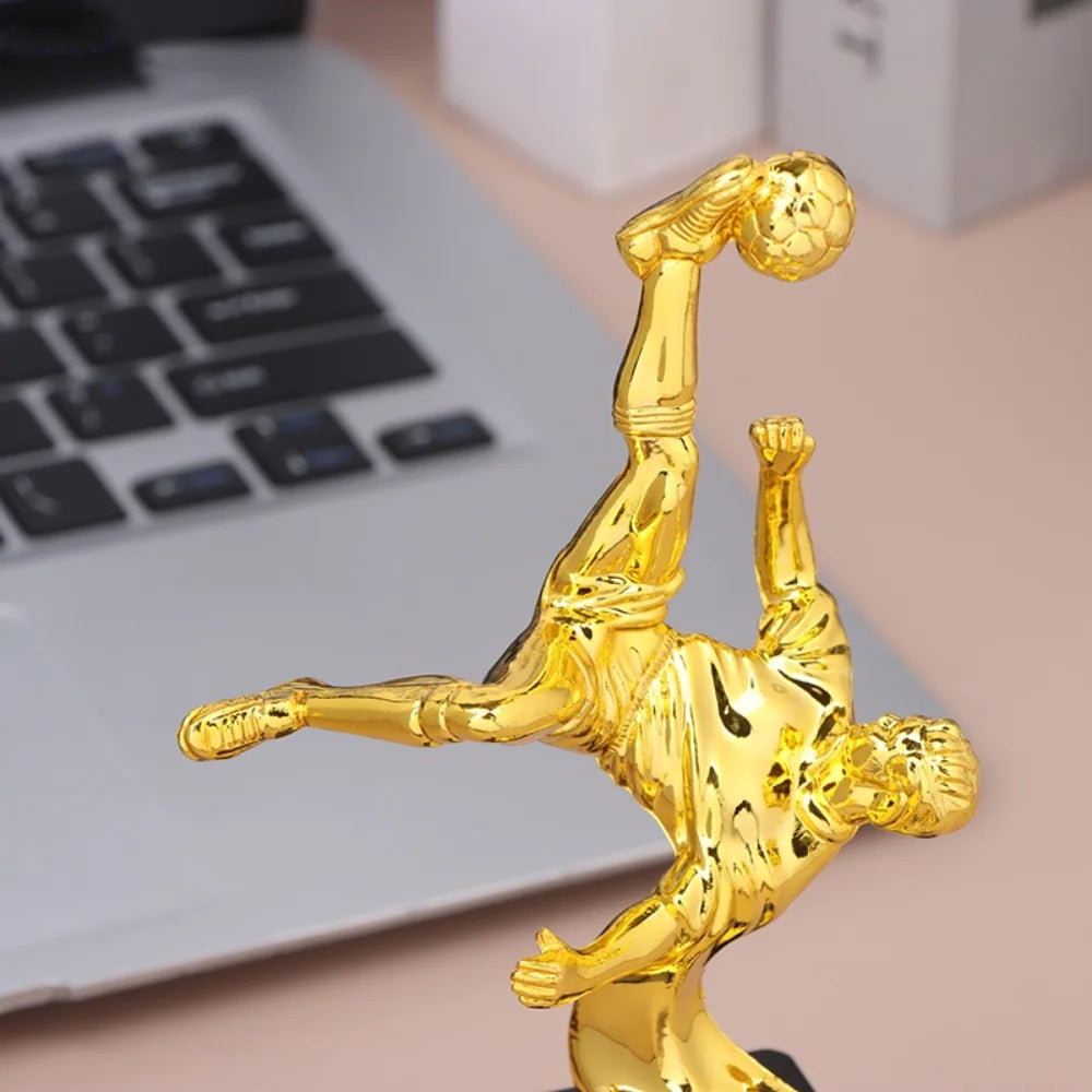 Children'S Gold Trophy Awards Football Plastic Model Craft Souvenirs Competition Soccer School Rewarding Supply Small Prize Cup