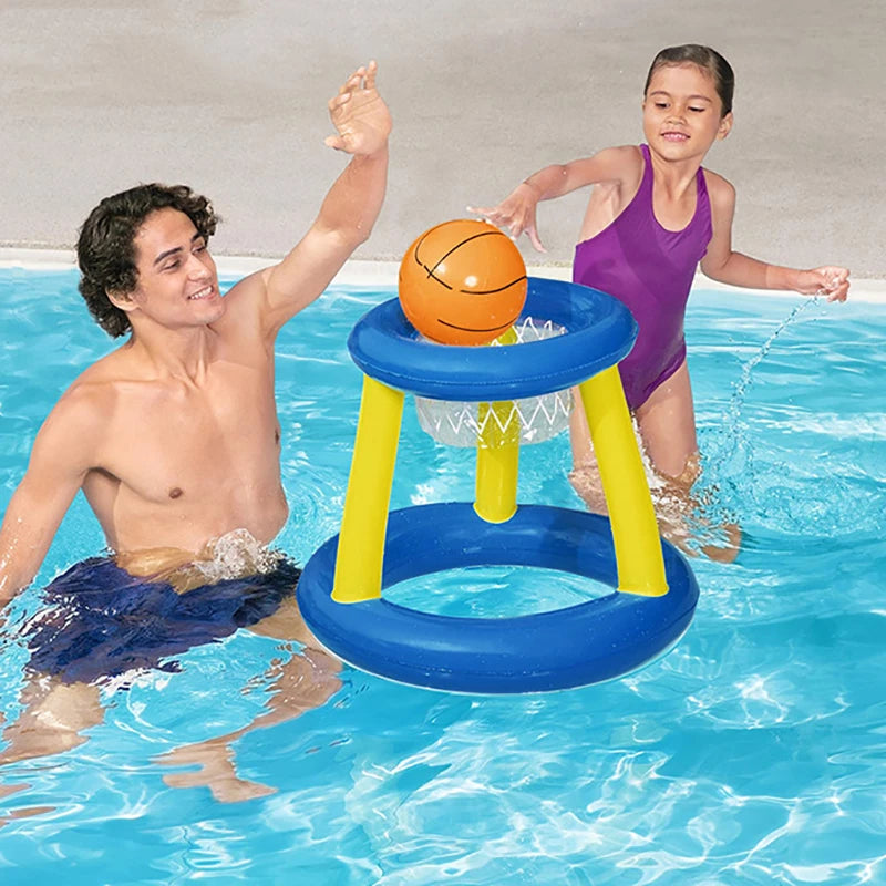 Inflatable Pool Float Pool Toys Party Football Volleyball Basketball Ball Water Mattress Sports Games Adult Children Swim Circle