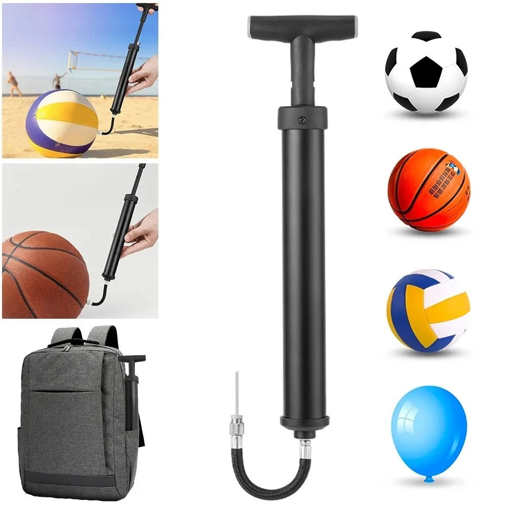 Bicycle Pump Ball Hand Air Pump Portable Soccer Pump Inflator Compact Basketball Football Pump Multifunction Bicycle Air Pump