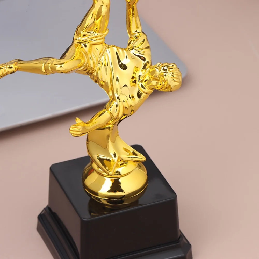 Children'S Gold Trophy Awards Football Plastic Model Craft Souvenirs Competition Soccer School Rewarding Supply Small Prize Cup