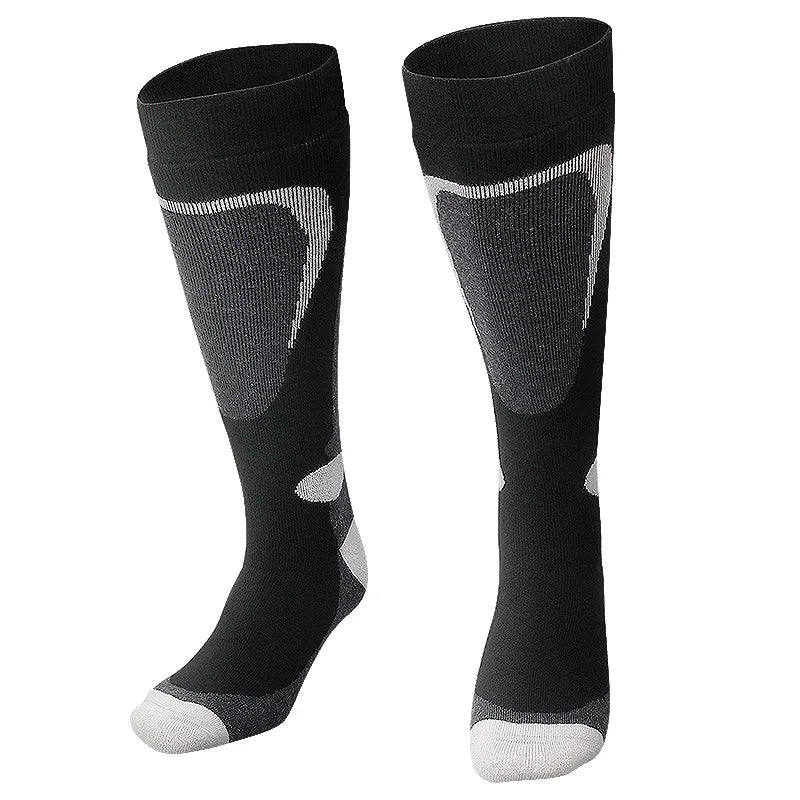 Ski Socks Thick Cotton Sports Snowboard Cycling Skiing Soccer Socks Men & Women Moisture Absorption High Elastic Socks