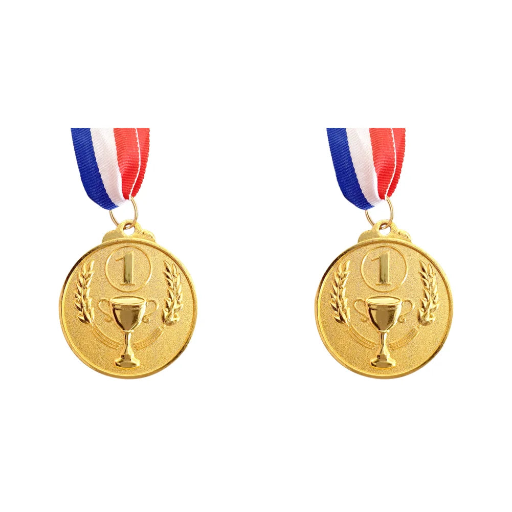 Zinc Alloy Award Medals Gold Silver Bronze Prizes Award Soccer Football Medals for Championship Cheerleading Sports Competition