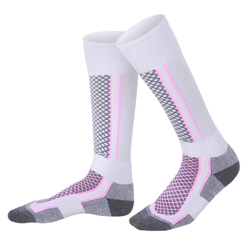 Winter Men Women Warm Ski Socks Thicker Sports Snowboard Cycling Soccer Socks High Elastic Thermal Socks