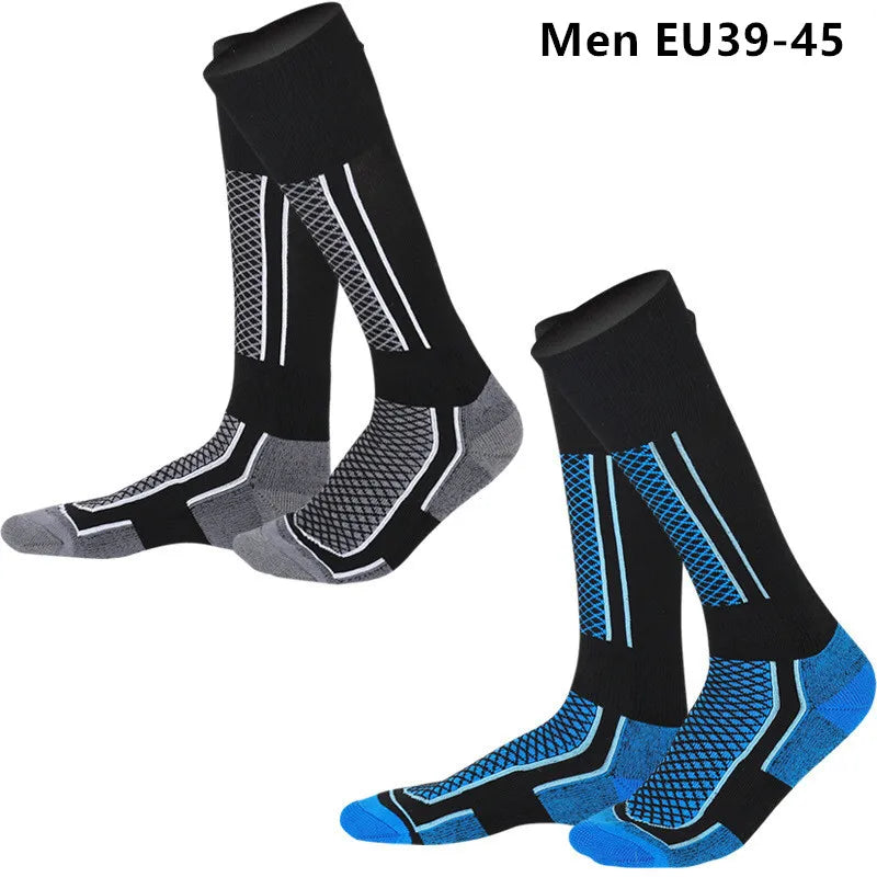 Winter Men Women Warm Ski Socks Thicker Sports Snowboard Cycling Soccer Socks High Elastic Thermal Socks
