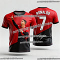 2026 Ronaldo 7 Football Jersey Chatgpt AI Style Adults and Kids Fan Edition Summer Soccer Training Tops Comfortable Sportswear