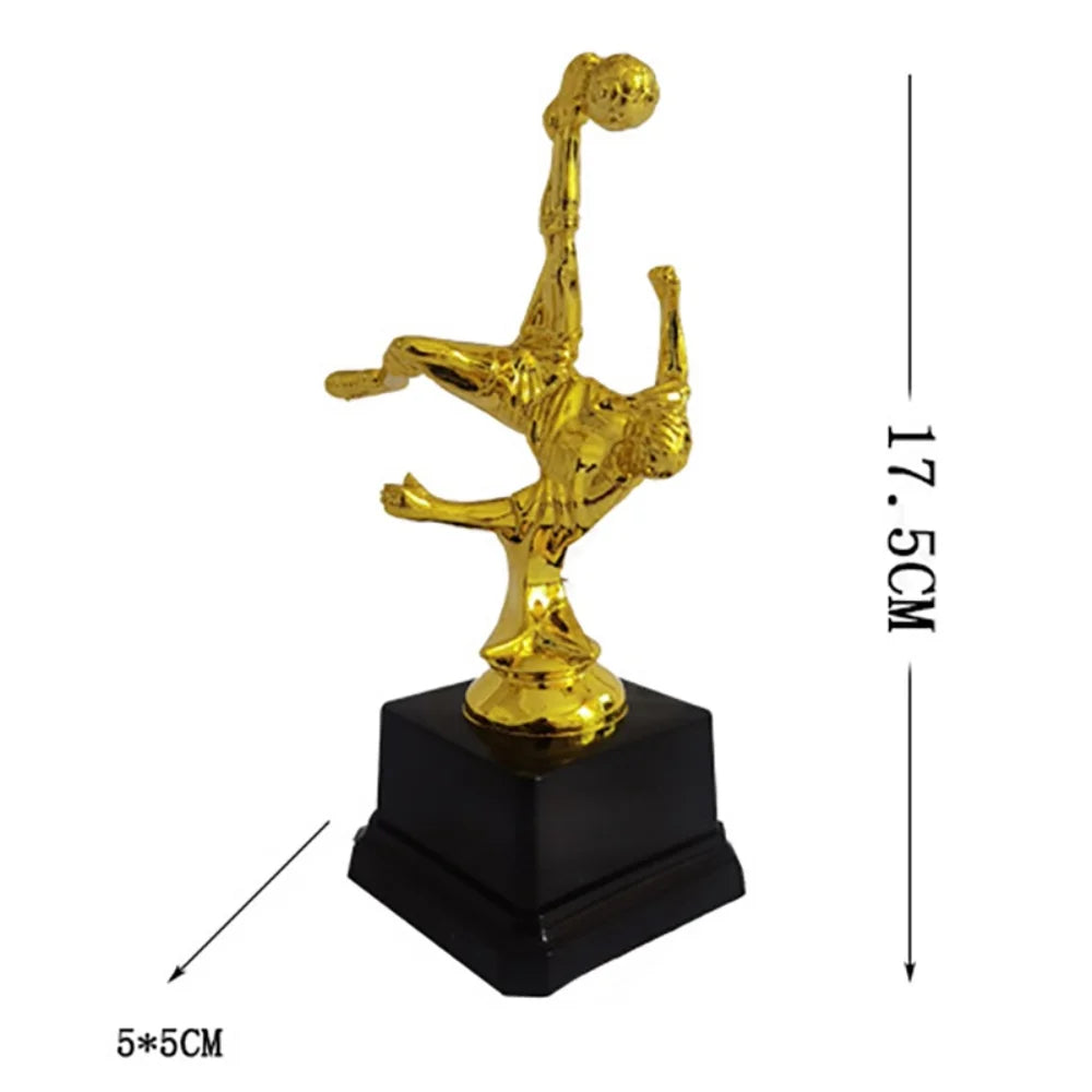 Children'S Gold Trophy Awards Football Plastic Model Craft Souvenirs Competition Soccer School Rewarding Supply Small Prize Cup