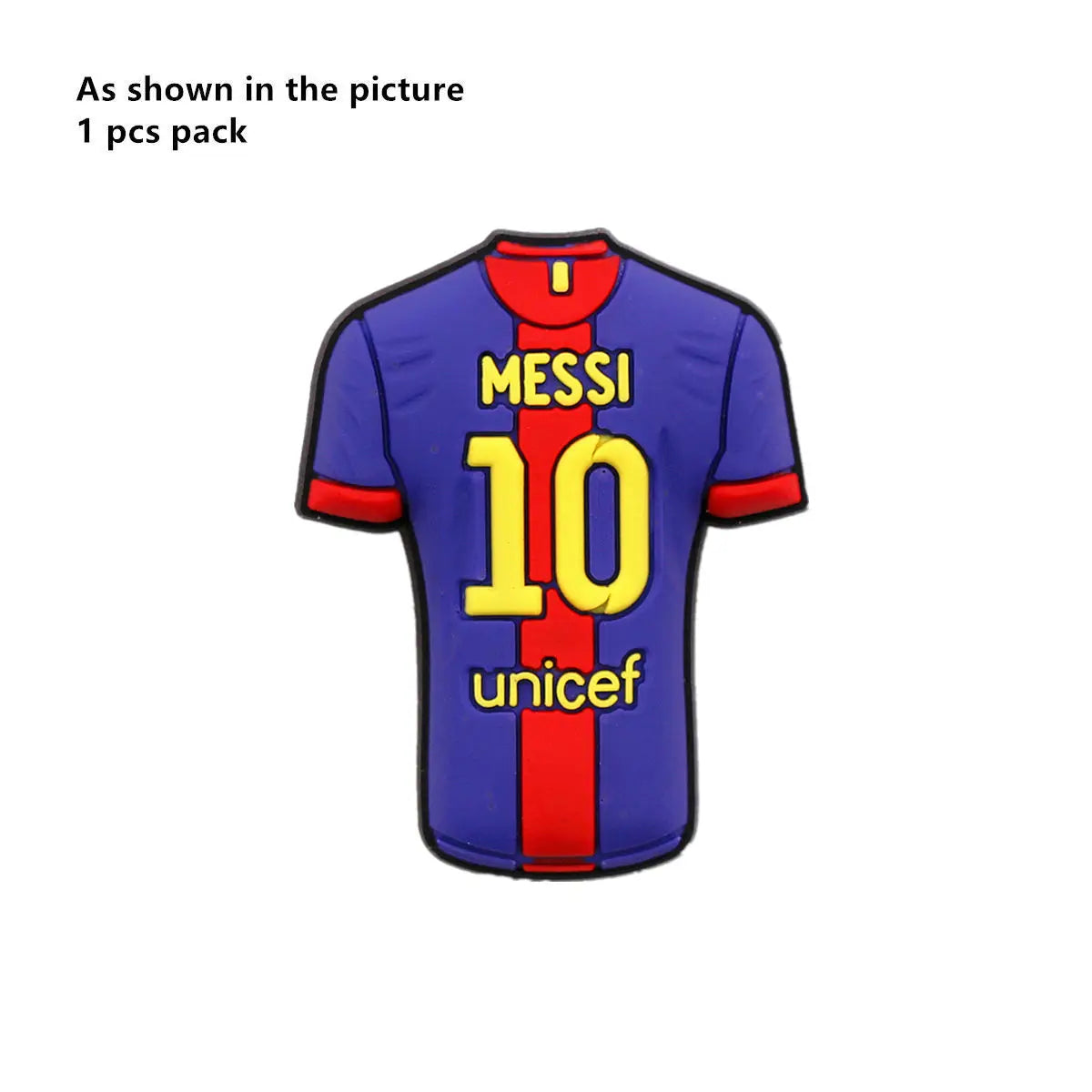 1 Pcs Original Soccer Jersey PVC Shoe Charms Designer Sandals Upper Decorations Accessories Football Clothes Shapes Clogs Buckle