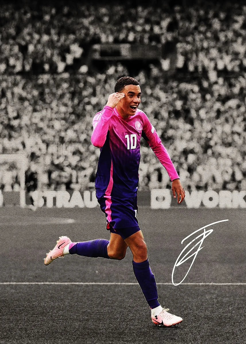 Modern Soccer Sport Player Portrait Posters Print Football Play Picture Canvas Wall Painting Living Room Bedroom Home Decor
