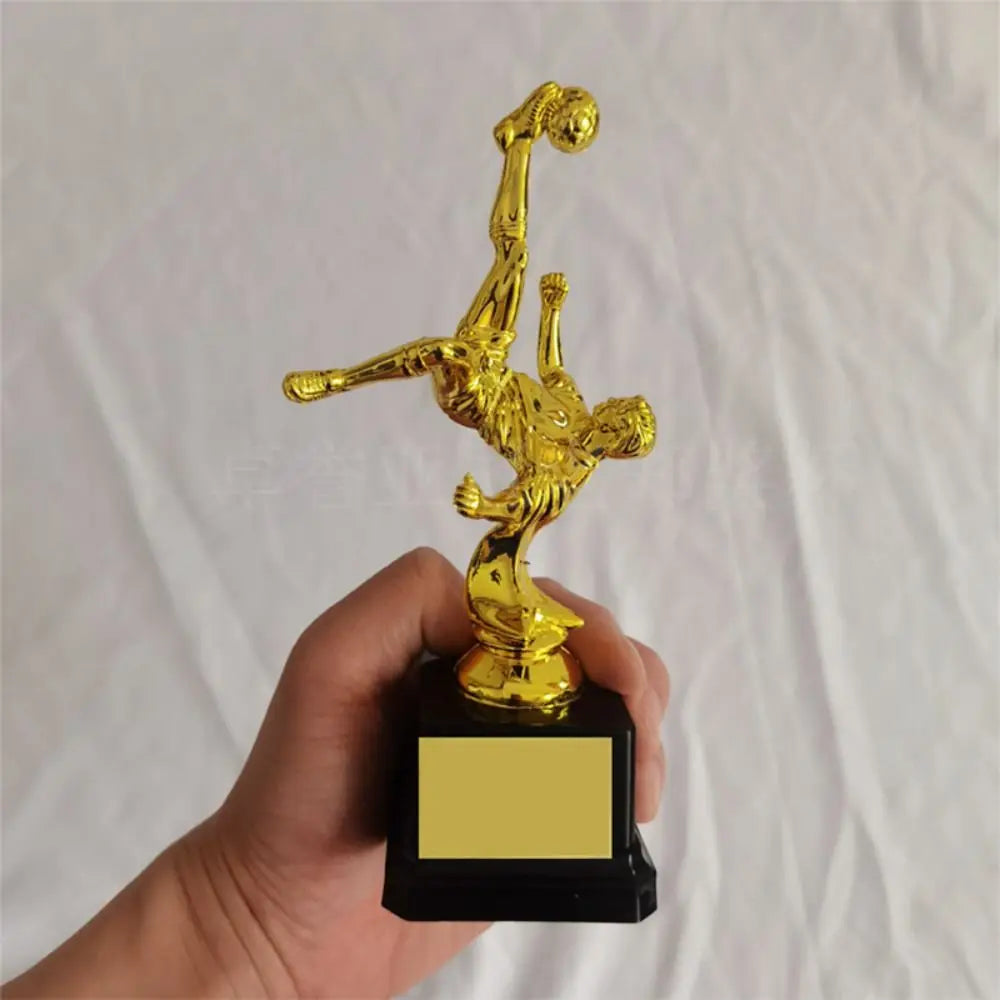 Children'S Gold Trophy Awards Football Plastic Model Craft Souvenirs Competition Soccer School Rewarding Supply Small Prize Cup