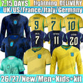 Brazil Jersey 2026 Worldcup NEYMAR JR Raphinha Cunha Martinelli Soccer Jerseys Guimaraes Marquinhos Casemiro Paqueta Martinelli 26 27 Football Shirt Mens Kids Kit