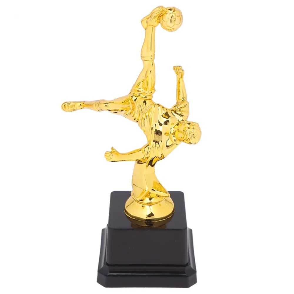 Children'S Gold Trophy Awards Football Plastic Model Craft Souvenirs Competition Soccer School Rewarding Supply Small Prize Cup