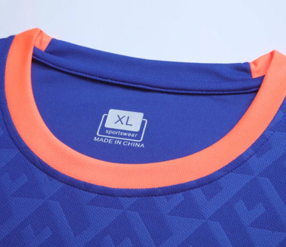 Quick Drying Sports Breathable Football Suit Set T-Shirt Custom Printed Logo Men'S and Women'S Outdoor Training Suit Jerseys