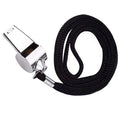 Stainless Steel Whistles Referee Sport Rugby Metal Whistle with Rope Party Training Soccer Football Basketball Cheerleading Tool
